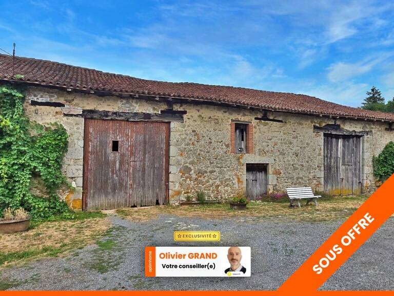 GRANGE 2 PIECES + TERRAIN AGRICOLE ~ 1.4Ha AVEC PECHERIE - ENVIRONNEMENT CALME ET CAMPAGNE — photo 1