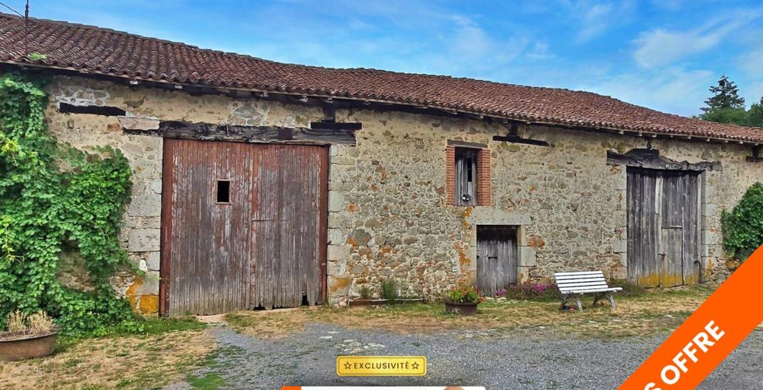 GRANGE 2 PIECES + TERRAIN AGRICOLE ~ 1.4Ha AVEC PECHERIE - ENVIRONNEMENT CALME ET CAMPAGNE — photo 1