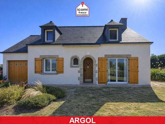 FINISTERE - Argol (29560) - A VENDRE - MAISON 2004 DE  104 M² - 5 CHAMBRES - GRANDE PIECE DE VIE - VIE DE PLAIN PIED - PROCHE CENTRE - GARAGE — photo du bien