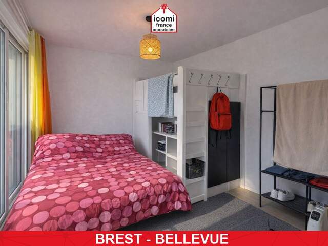 FINISTERE - Brest (29200) - A VENDRE - APPARTEMENT 74M² - 3 CHAMBRES - BALCON - CAVE - DALLE BETON - ASCENSEUR - COMMERCES A PROXIMITE — photo du bien