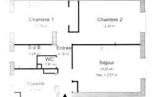 Appartement 3 Pièces 51 m² à louer à Mérignac (33700)