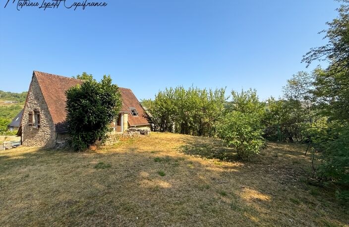 Maison en pierre apparente à vendre 3 pièces LA BACHELLERIE (24)  72 m² – 2 chambres – terrain 1744 M² — photo 3
