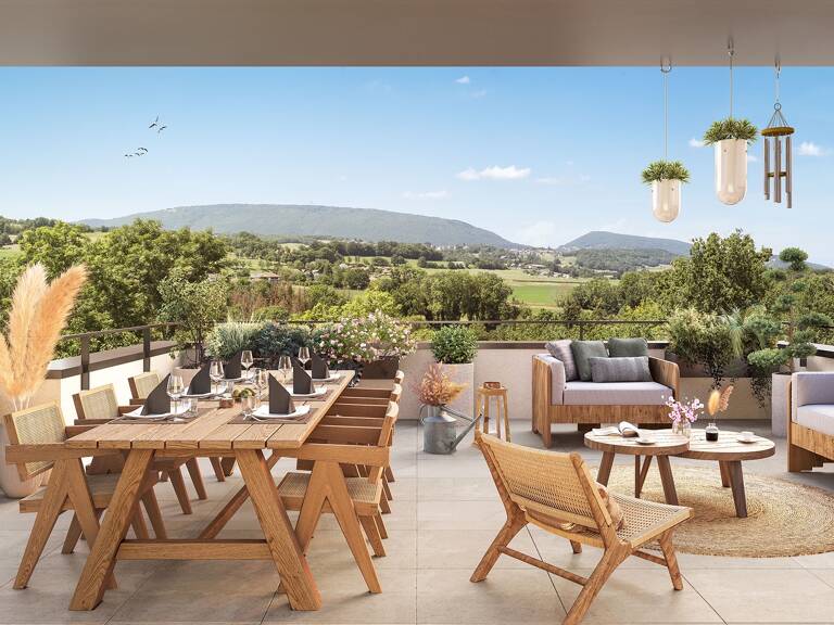 À vendre – Appartement T4 attique de 106,30 m² au dernier étage à Reignier-Ésery (74) — photo 1