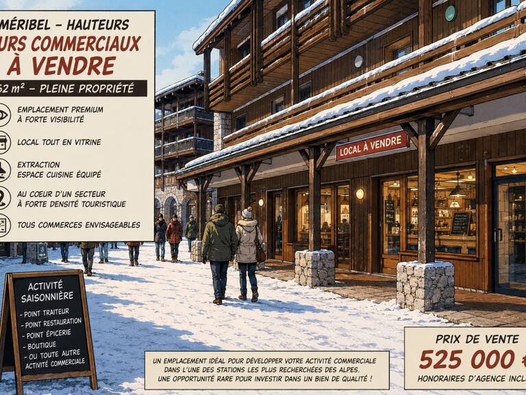 Local/bureau à vendre MERIBEL LES ALLUES (73) — photo 1