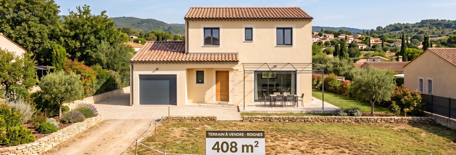 Terrain  408 m² à vendre à Rognes (13840)