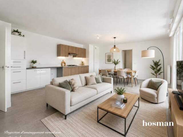 Superbe appartement T4 de 87 m² avec jardin privatif, double parking, Rue Hustin, Le Haillan — photo du bien