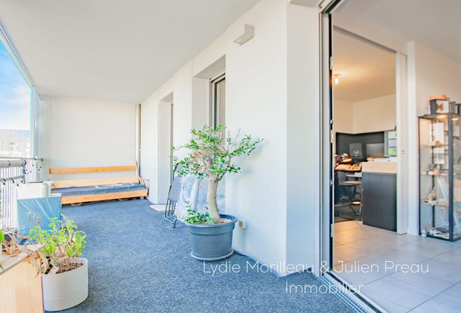 Appartement Nantes 3 pièces (56m²) avec grande terrasse — photo 1