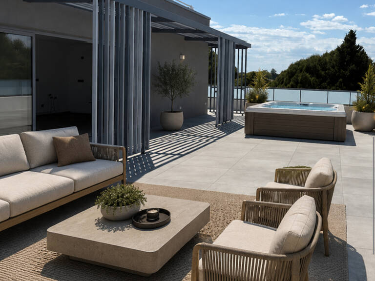BAILLARGUES MANGIFIQUE PENTHOUSE DE 132 M² + 121 M² DE TERRASSE — photo 1
