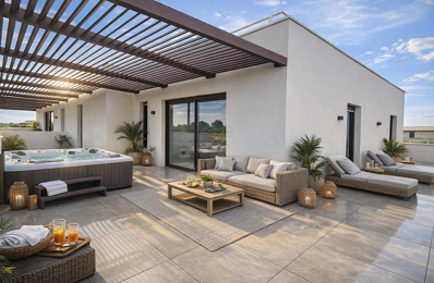 ROOTOP CASTRIES T4 VUE PARC 121 M² + 53 M² DE TERRASSE — photo du bien