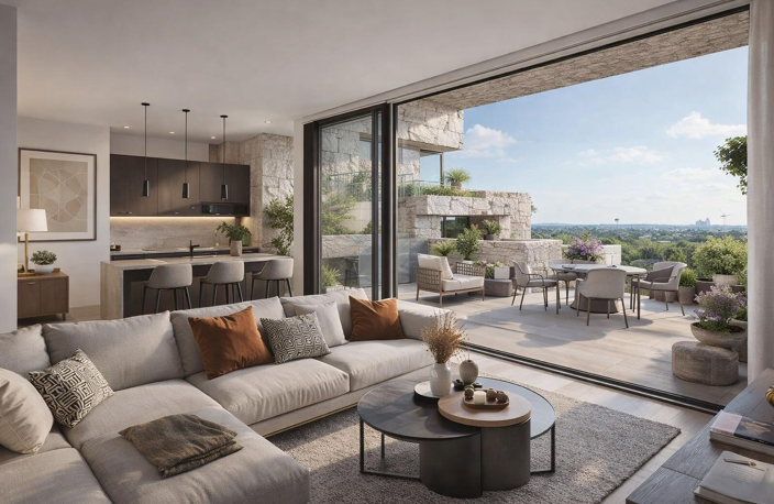 LATTES APPARTEMENT T4 DE 83 M² AVEC 21 M² DE TERRASSE — photo 2