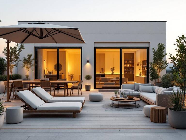 MONTPELLIER PRES D' ARENES T4 80 m² + 18M² DE TERRASSE — photo 1