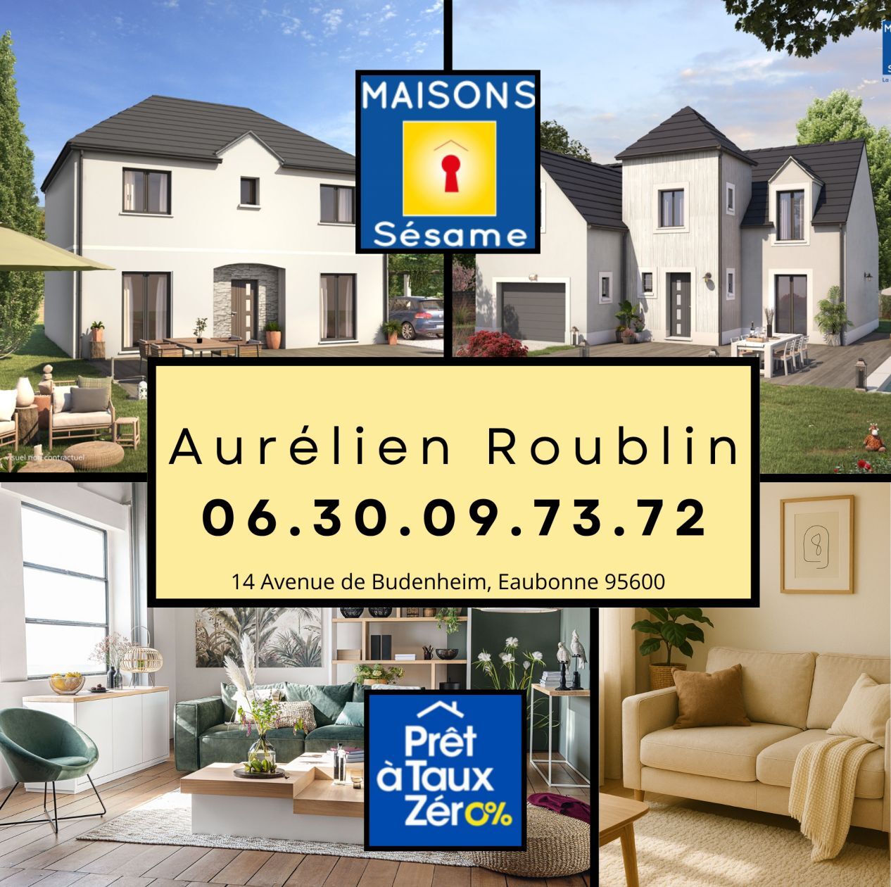 Terrain à bâtir de 400 m² à LE PLESSIS-BOUCHARD (95)