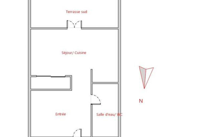 A LOUER - STUDIO MEUBLE TERRASSE  VU MER 17.36M2 - Carry-le-Rouet — photo 5