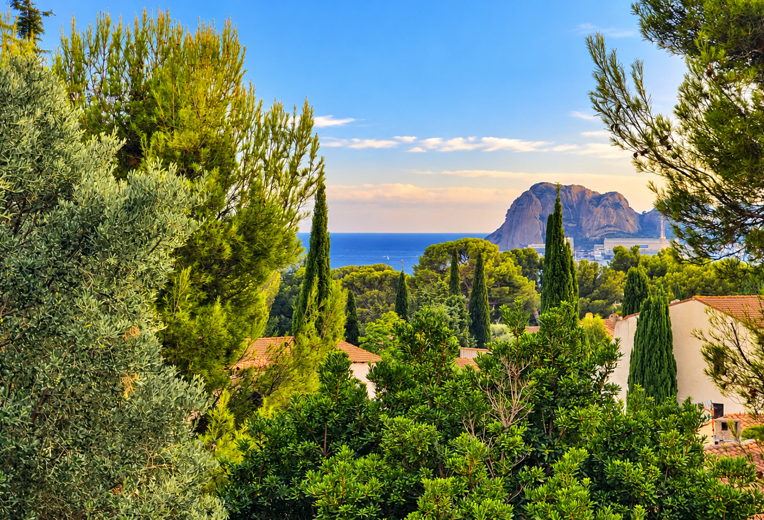 T3 avec terrasse de 17 m2 et VUE MER   La Ciotat Fontsainte — photo 1