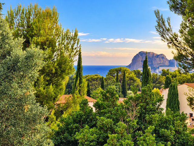 T3 avec terrasse de 17 m2 et VUE MER   La Ciotat Fontsainte — photo du bien