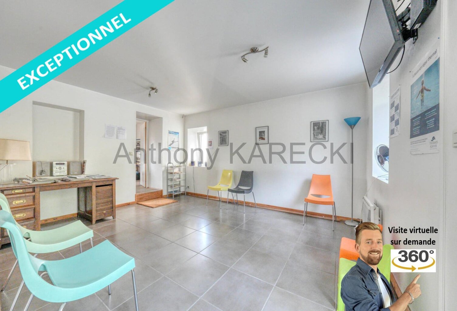 Monopropriété avec au rez de chaussé 54m² et 57m² à l'étage + 360m² de parking — photo 1