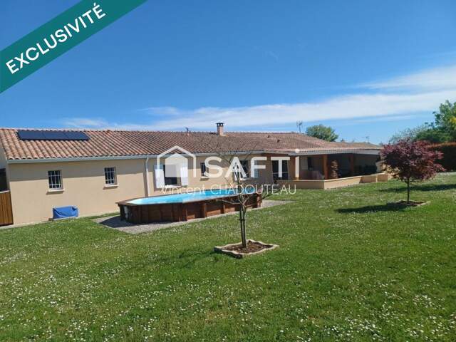 Maison de plain-pied 3 chambre avec piscine — photo du bien