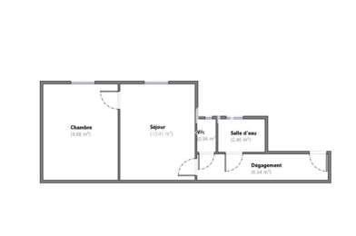 Appartement 2 pièces 155000 €