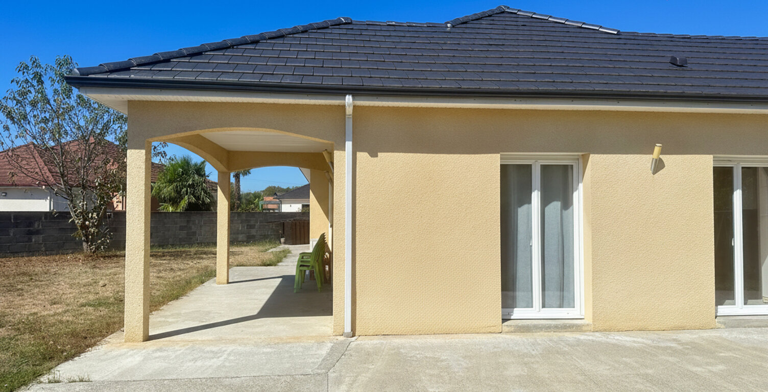 Maison contemporaine de plain-pied - 4 chambres - 122 m²  - Ousse — photo 1