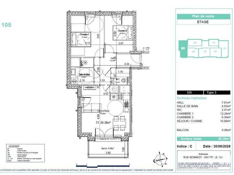 Vente Appartement 2 pièces — photo 1