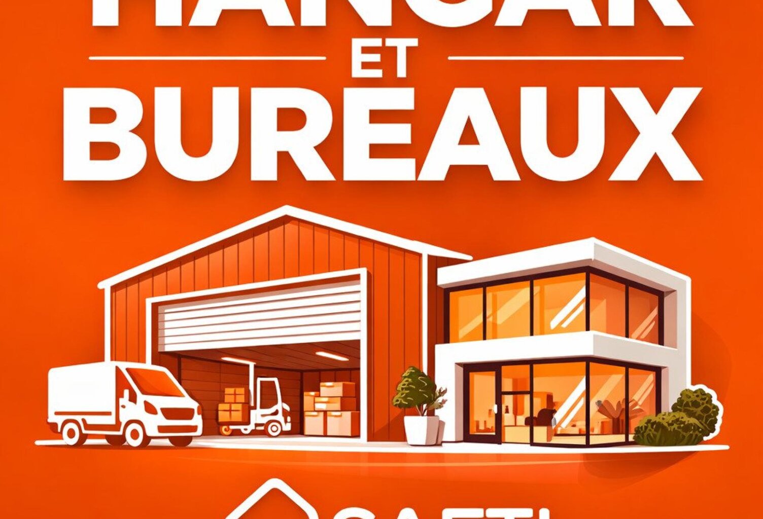 LE MUY  Hangar / Atelier / Bureaux env. 800 m² avec mezzanines  Zone industrielle (accès PL) — photo 1
