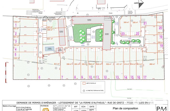 Vente Terrain à bâtir 355 m&sup2; — photo 4