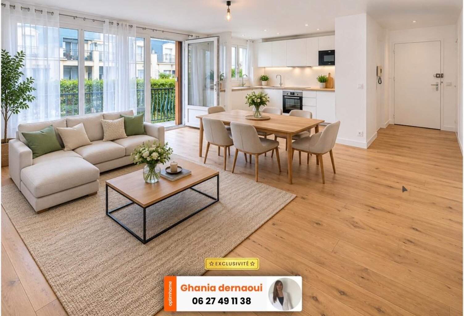 Appartement Coup de Cœur 70 m² – 3 pieces  – Parking – Cave – 3 Balcons – Le Perreux-sur-Marne — photo 1
