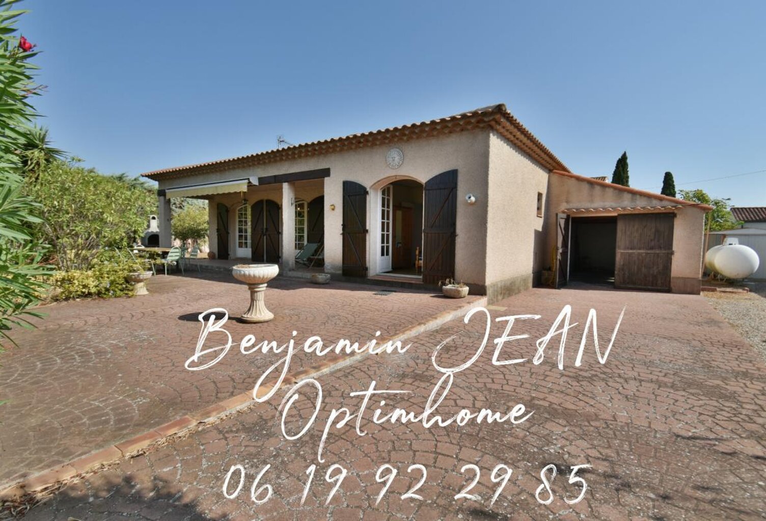 Sauvian – Maison de plain-pied 4 faces sur 715 m² avec garage et beau potentiel — photo 1
