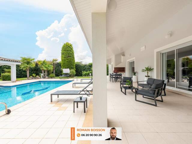 COUP DE CŒUR GARANTI : 285 m² DE PRESTATIONS HAUT DE GAMME, PISCINE CARRELÉE, POOL HOUSE ET INTIMITÉ TOTALE — photo du bien