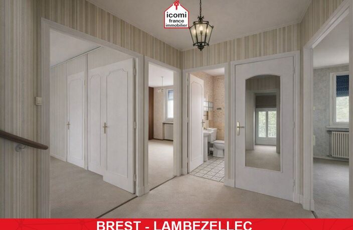 FINISTERE - Brest (29200) - A VENDRE - MAISON DE 129 M² - T6 - 4 CHAMBRES - DPE E - BEAU POTENTIEL - GARAGE - IDEALEMENT SITUEE — photo 4