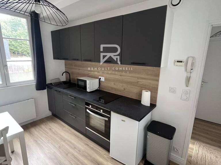 T1 meublé Rouen droite — photo 1