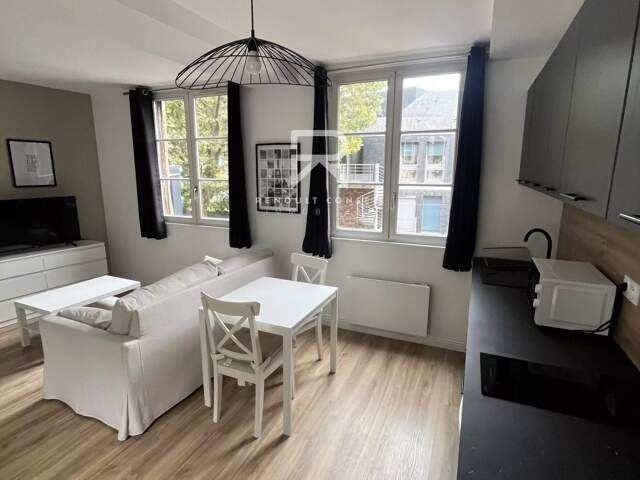 T1 meublé Rouen droite — photo du bien
