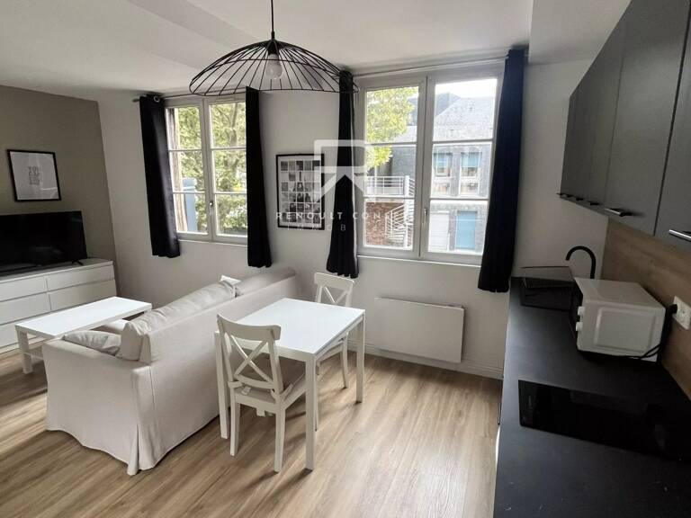 T1 meublé Rouen droite — photo 1