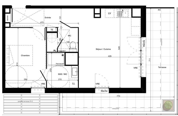 Appartement T2 neuf dernier étage — photo 4