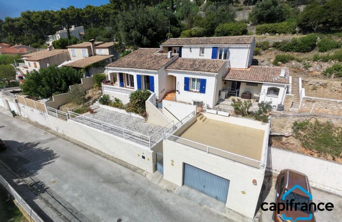 83 Toulon 4 chemins/le Baou, Villa 118m2 ( et plus de 35  m2 buanderie, annexe) vue mer calme 6 pieces 1053 m2 — photo 3