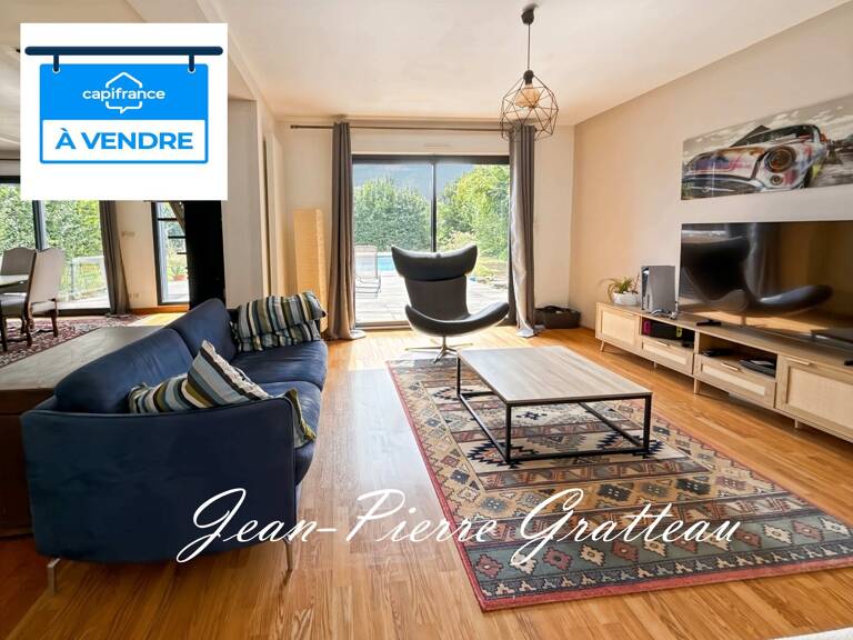 Dept de la Vienne (86) Maison contemporaine type 6 avec piscine, double garage et pergola bioclimatique — photo 1