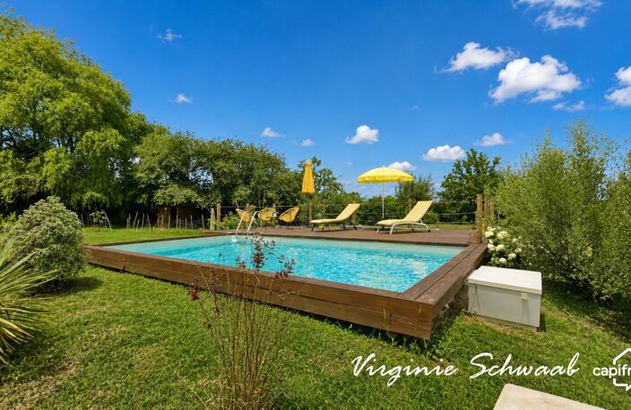 ESTIBEAUX (40), MAISON DE 192 M², 5 CHAMBRES, PISCINE, STUDIO ET DÉPENDANCE SUR 4 400 M² — photo 3
