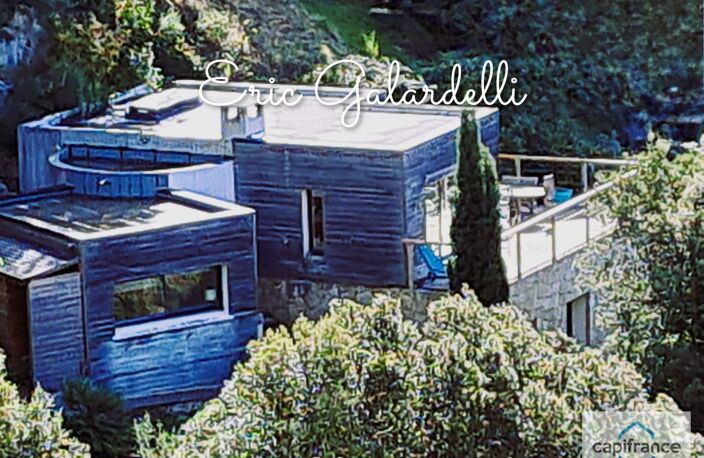 EXCEPTIONNEL A VENDRE :Maison d’architecte bioclimatique 6 pièces  avec atelier d'artiste — 138+17 m² — magnifique vue vallée, entre mer et montagne à Sainte Lucie de Tallano  (20)A voir absolument! — photo 3