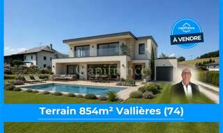 Terrain  854 m² à vendre à Vallières-sur-Fier (74150)