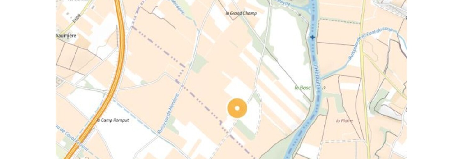 Terrain  1600 m² à vendre à Cazouls-d'Hérault (34120)
