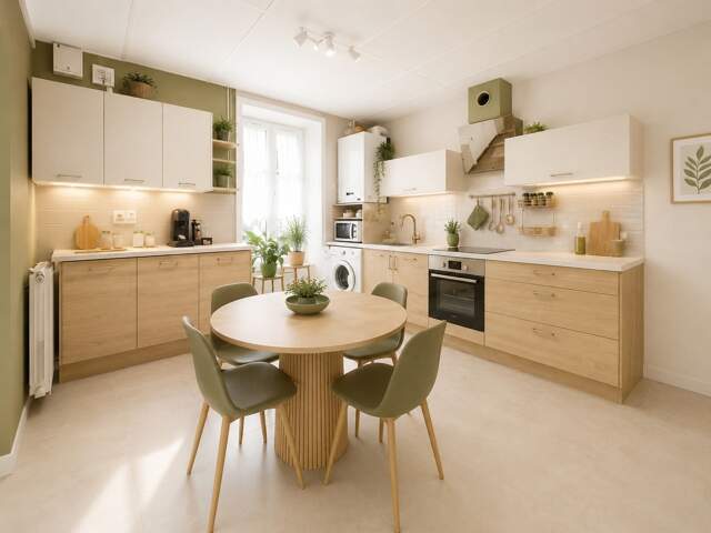 APPARTEMENT 60M2 - CALME - TERRASSE  - RDC - 2 CHAMBRES - METRO 10MIN A PIED - BUS 2MIN — photo du bien