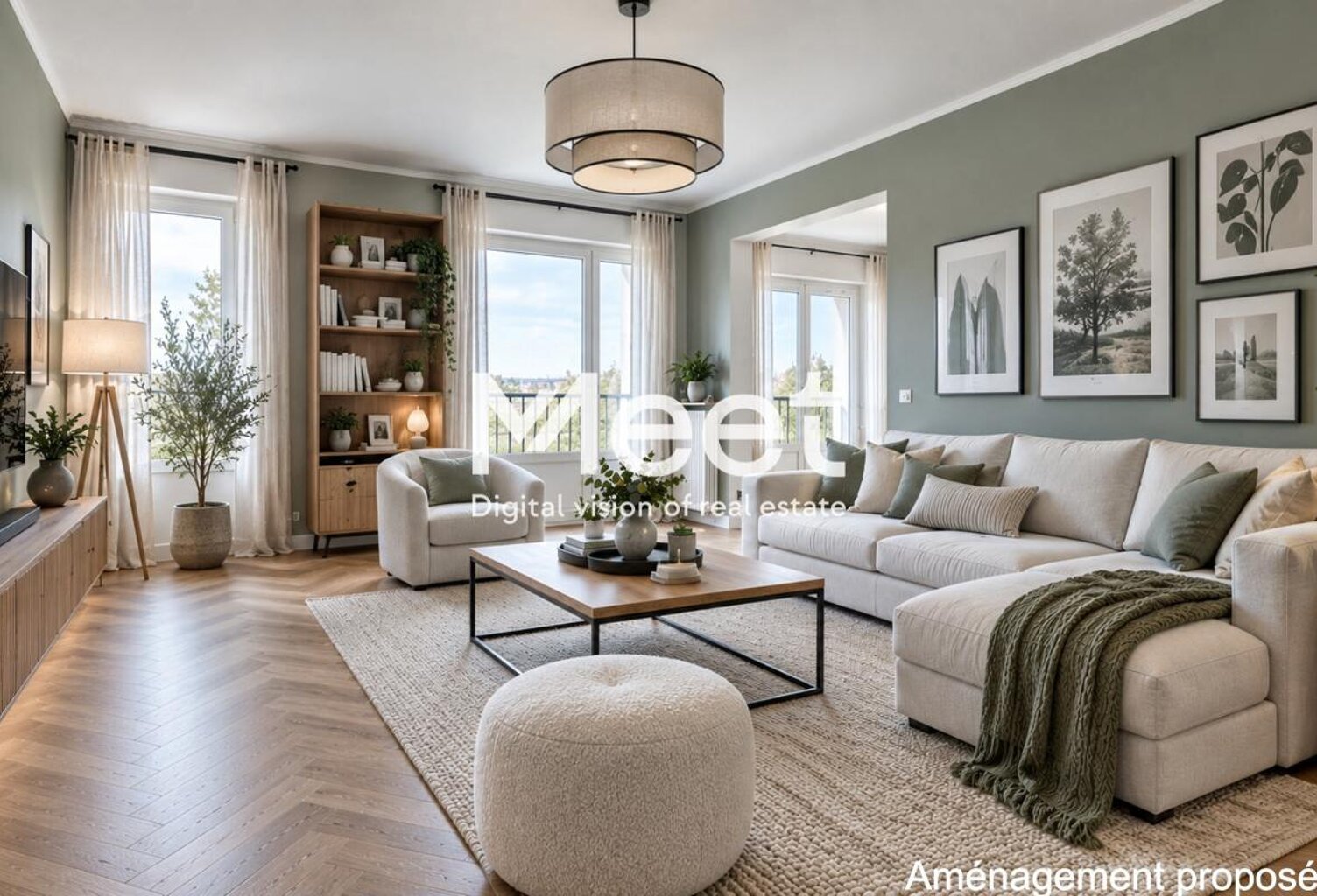 VITRY SUR SEINE - CÔTEAU-MALASSIS - 4 PIÈCES 74 M² AVEC CAVE ET PARKING — photo 1