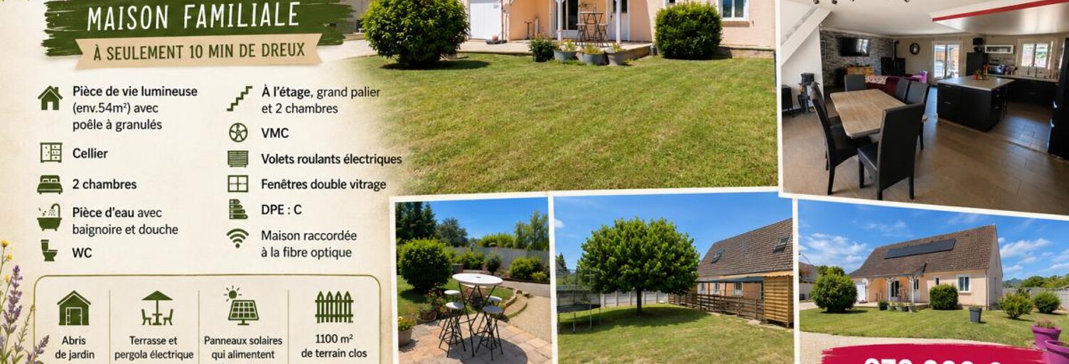 Maison 6 Pièces 139 m² à vendre à Saint-Georges-Motel (27710)