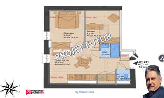 Appartement 1 Pièce 40 m² à vendre à Lyon 3 (69003)