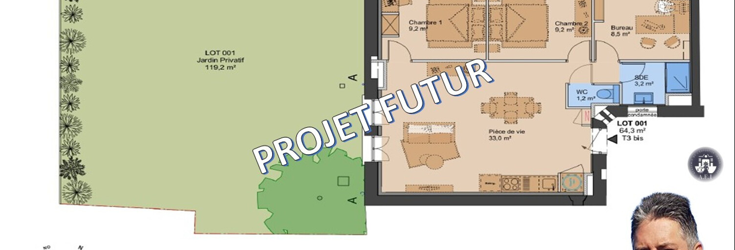 Appartement 4 Pièces 69 m² à vendre à Lyon 3 (69003)