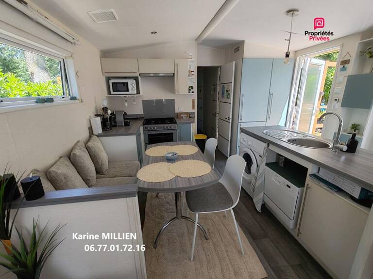 MARCILLY SUR EURE 27810 Mobil home aménagé et équipé - Terrasse en bois couverte (en cours de finition) - Terrain - 93 000  HAI — photo 1