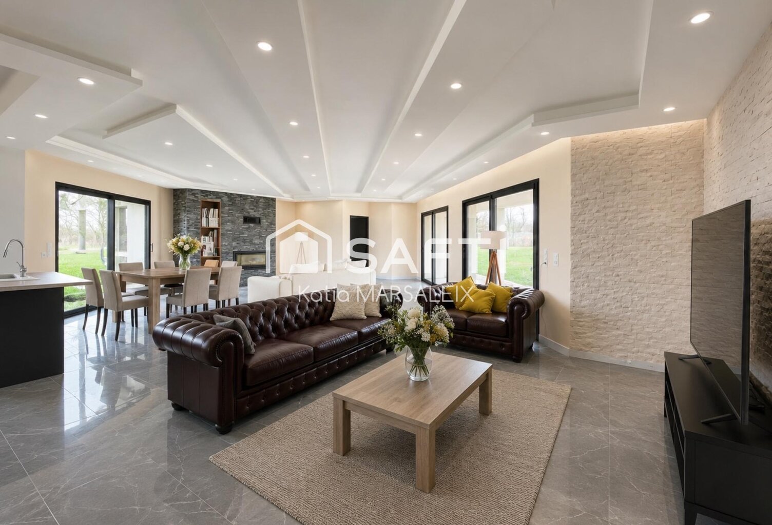 Maison contemporaine 2021 - DPE A - terrain 2642m² — photo 1
