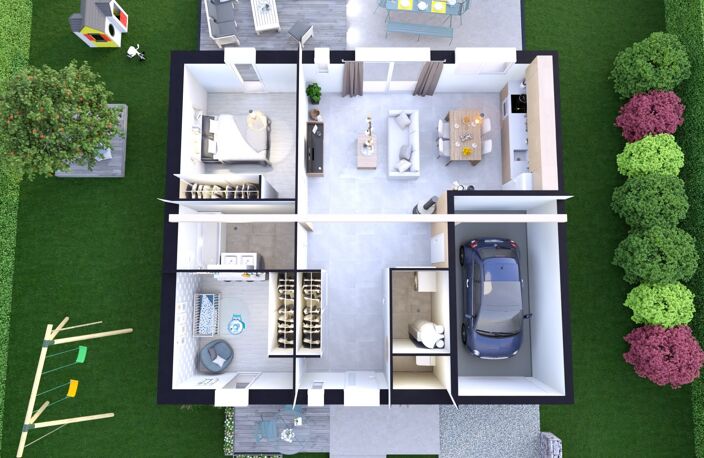 Maison évolutive jusqu’à 122 m² – terrain 451 m² – Dombasle-sur-Meurthe — photo 5