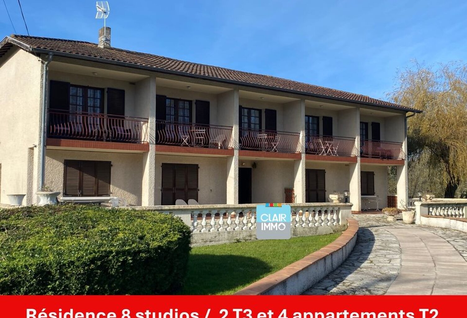 Ensemble immobilier meublé de 15 logements, à 900 m des — photo 1