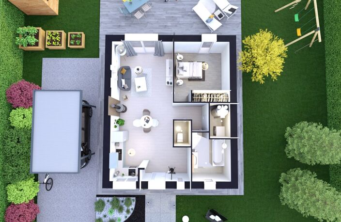 Maison évolutive jusqu'à 72 m² + terrain 563 m² – Moncel-sur-Seille — photo 5